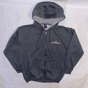 KENPO Royal Gorge Bridge & Park Gray Zip Up Hoodie Jacket - XL